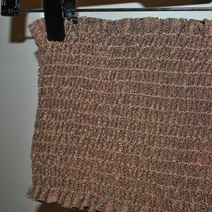 Emma & Sam Bronze Golden Crop Tube Top